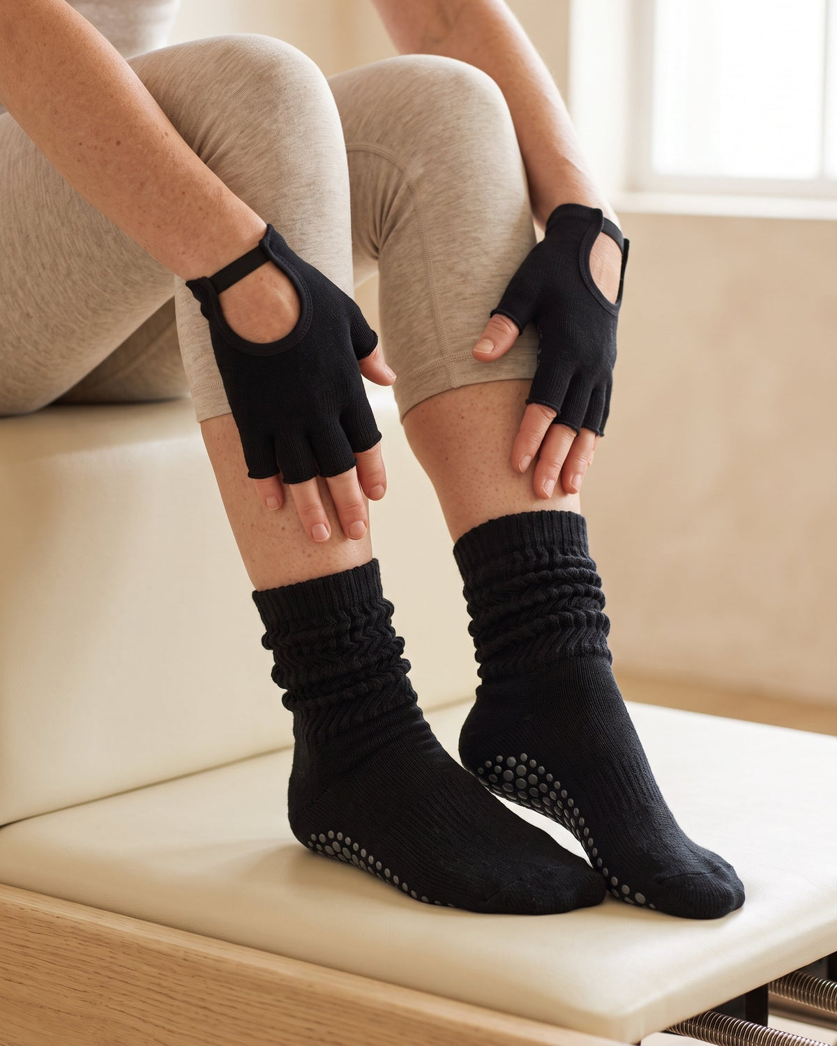 Black | With the set